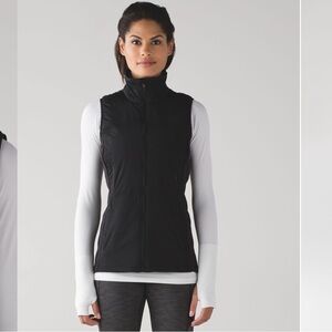 Lululemon Run For Cold Vest Black size 6